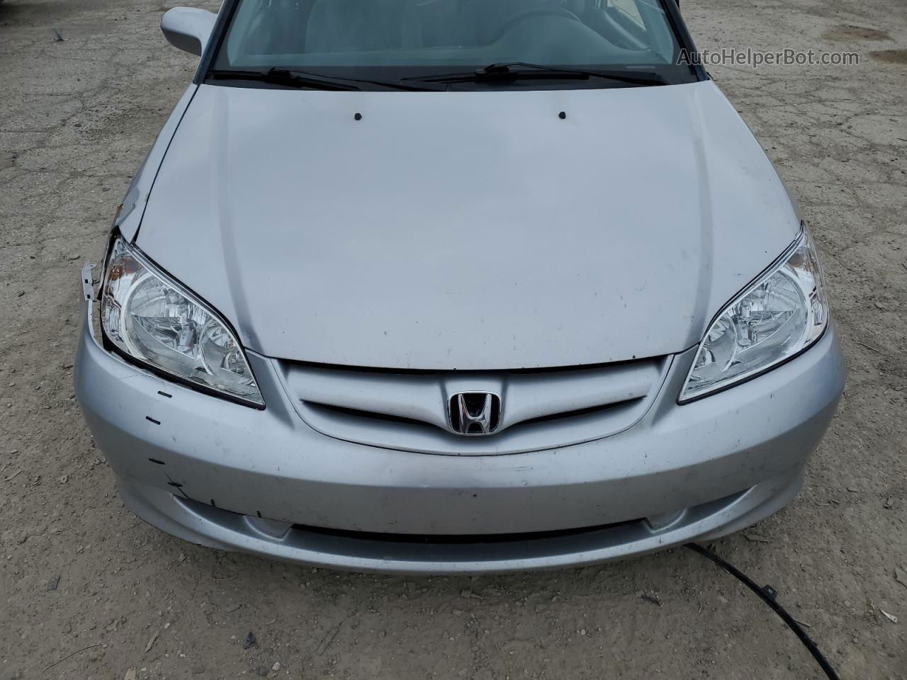 2004 Honda Civic Ex Silver vin: 1HGES26874L013682