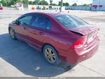 2008 Honda Civic Lx Red vin: 1HGFA15508L070658