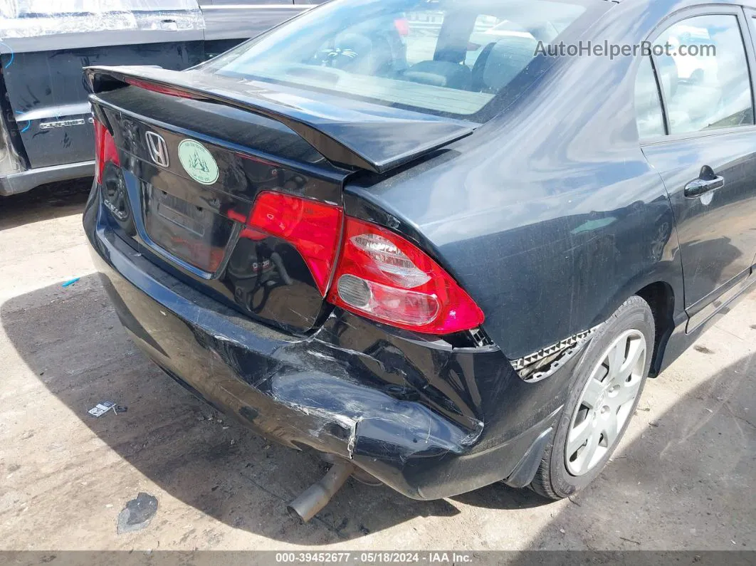 2008 Honda Civic Lx Черный vin: 1HGFA15508L107319