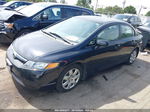 2008 Honda Civic Lx Black vin: 1HGFA15508L107319