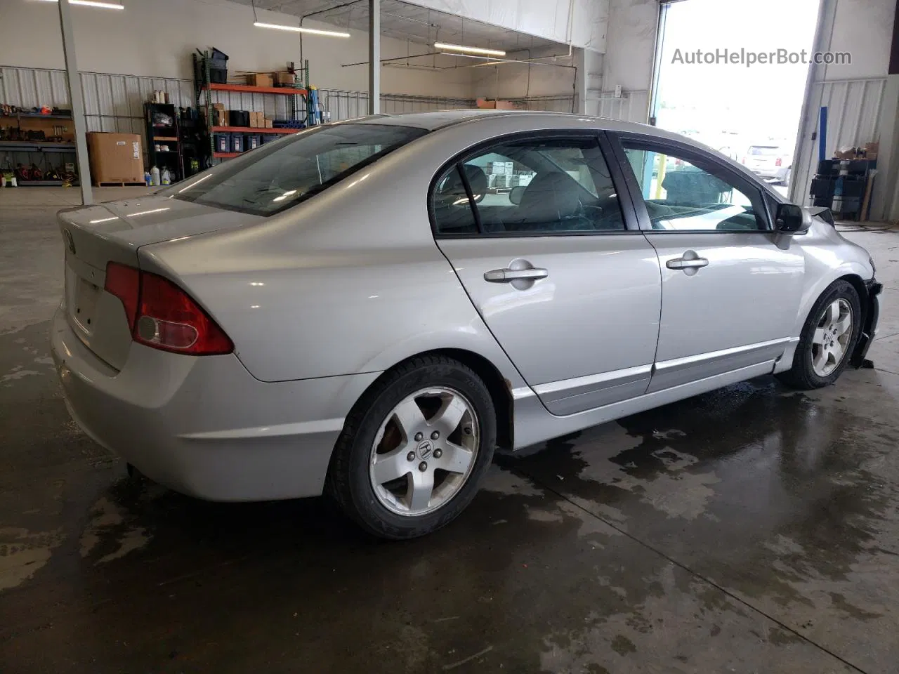 2008 Honda Civic Lx Gray vin: 1HGFA15568L087190