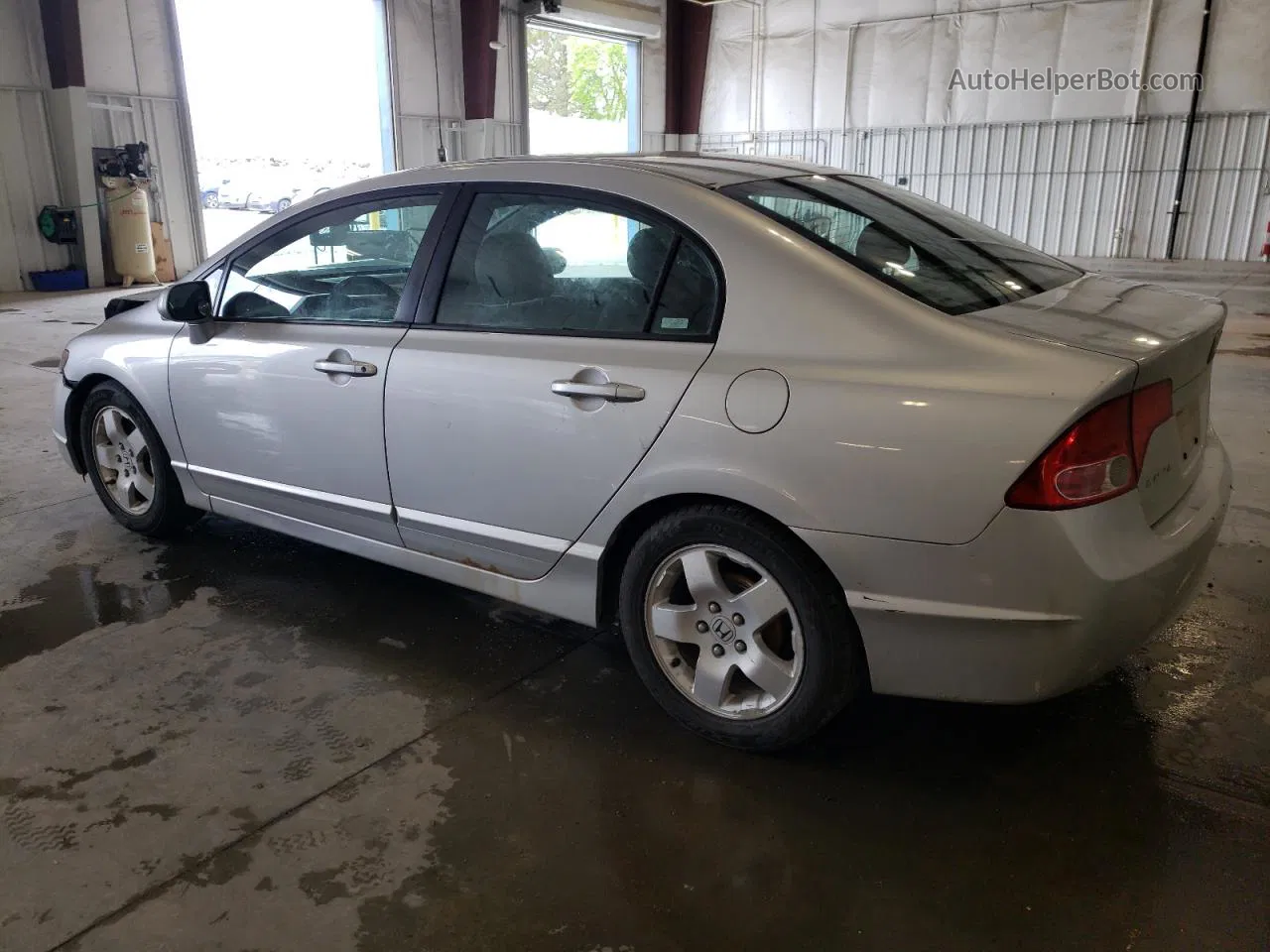 2008 Honda Civic Lx Gray vin: 1HGFA15568L087190