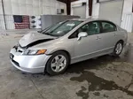 2008 Honda Civic Lx Gray vin: 1HGFA15568L087190