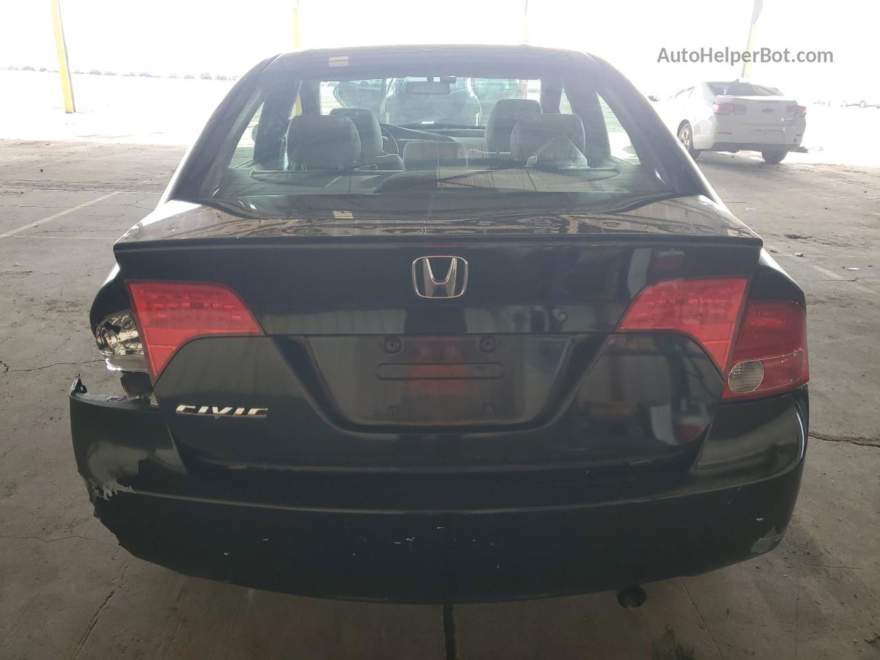 2008 Honda Civic Lx Black vin: 1HGFA15588L098109