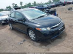 2008 Honda Civic Lx Black vin: 1HGFA15598L098118