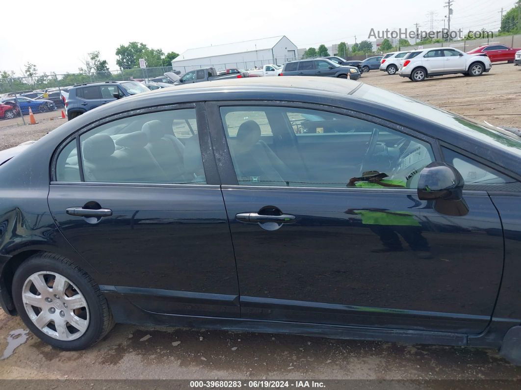 2008 Honda Civic Lx Black vin: 1HGFA15598L098118