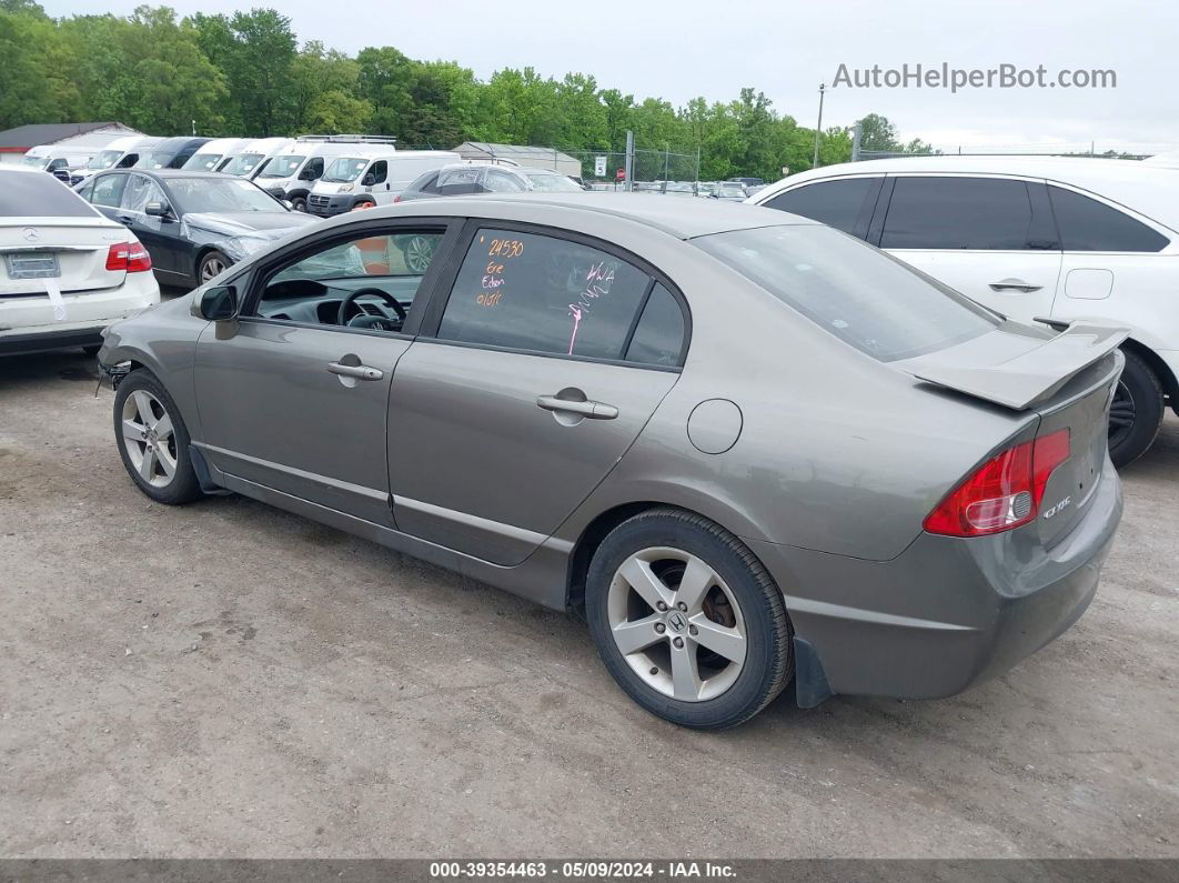 2008 Honda Civic Ex Gray vin: 1HGFA15828L010228