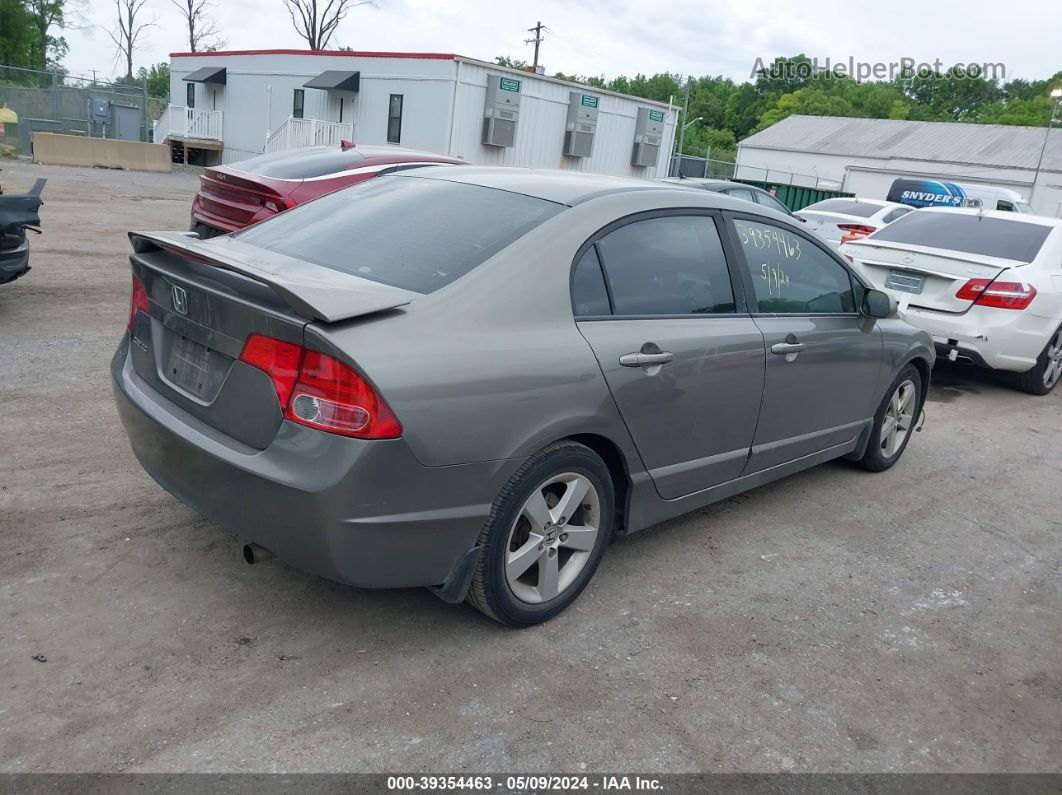 2008 Honda Civic Ex Gray vin: 1HGFA15828L010228