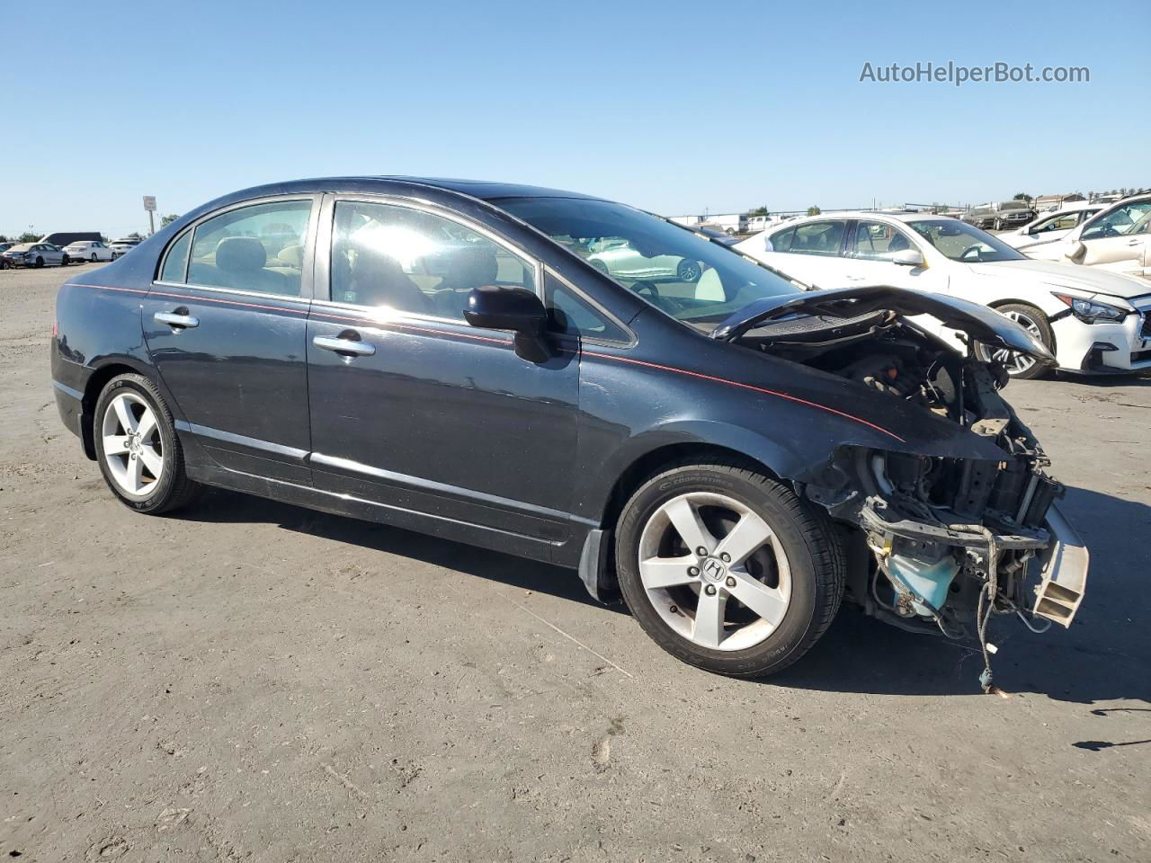 2006 Honda Civic Ex Black vin: 1HGFA15866L121636