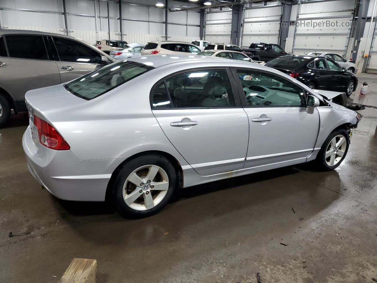 2008 Honda Civic Ex Silver vin: 1HGFA15888L002618