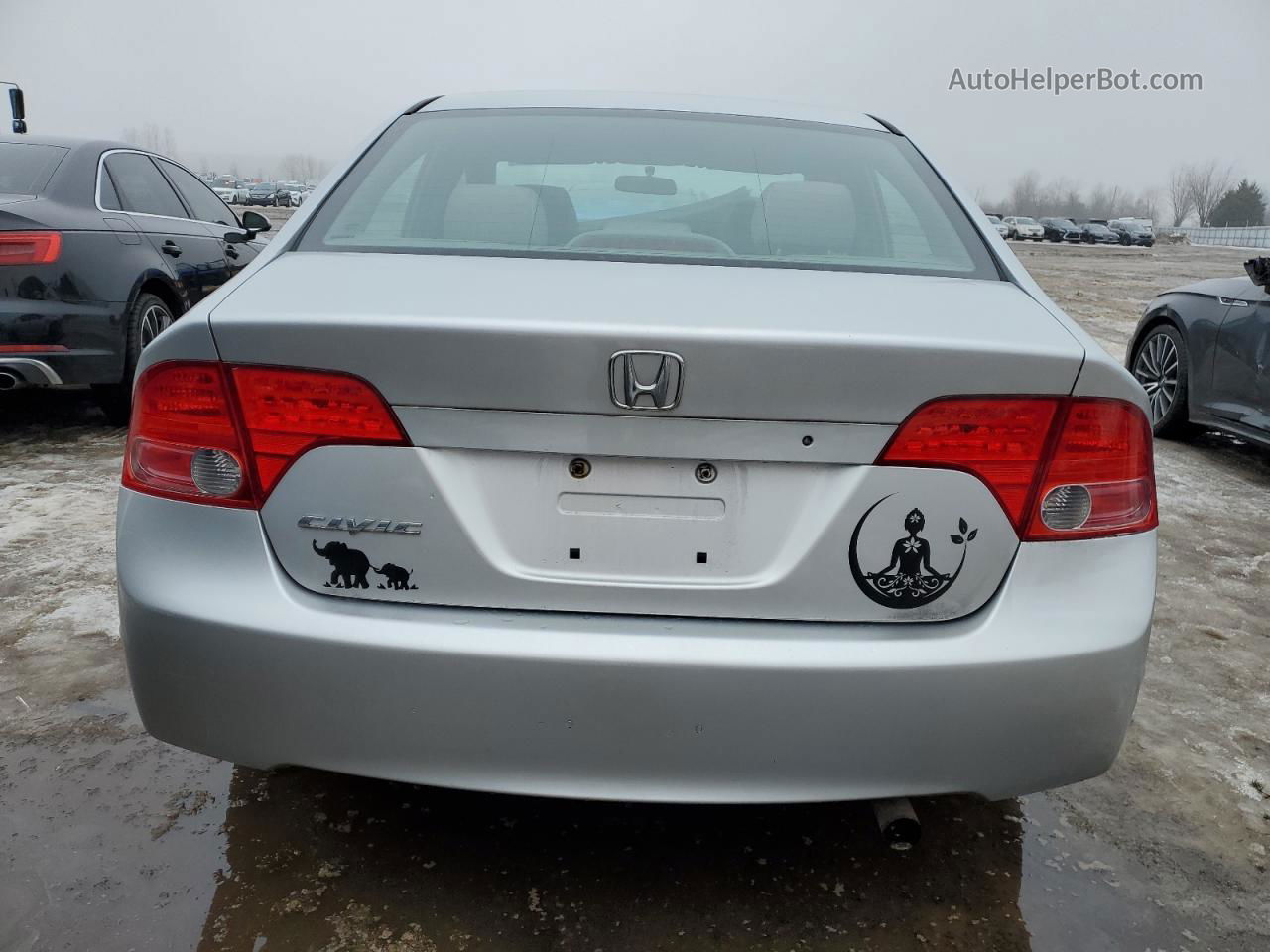 2006 Honda Civic Lx Silver vin: 1HGFA16436L805295