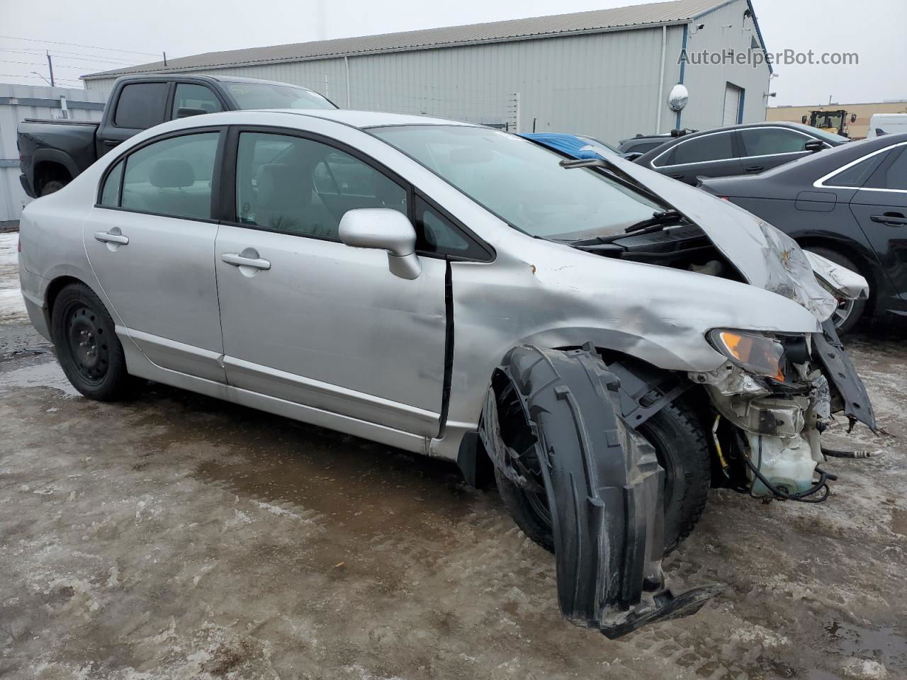 2006 Honda Civic Lx Silver vin: 1HGFA16436L805295