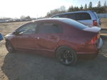 2006 Honda Civic Lx Burgundy vin: 1HGFA16476L810483