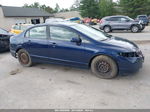 2008 Honda Civic Lx Blue vin: 1HGFA16508L024536