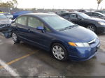 2008 Honda Civic Lx Blue vin: 1HGFA16508L051106