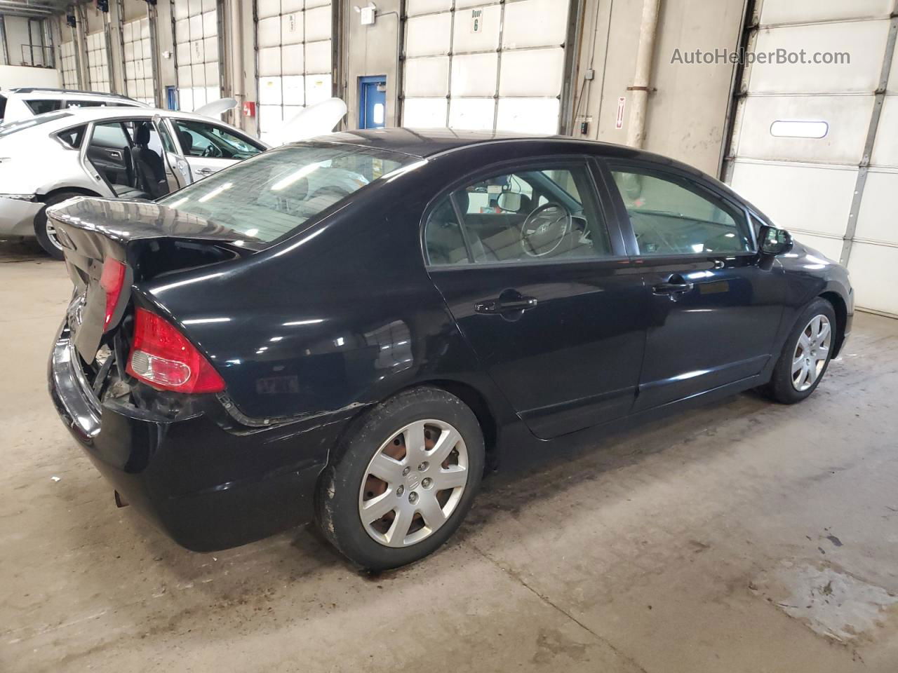 2008 Honda Civic Lx Black vin: 1HGFA16508L058248