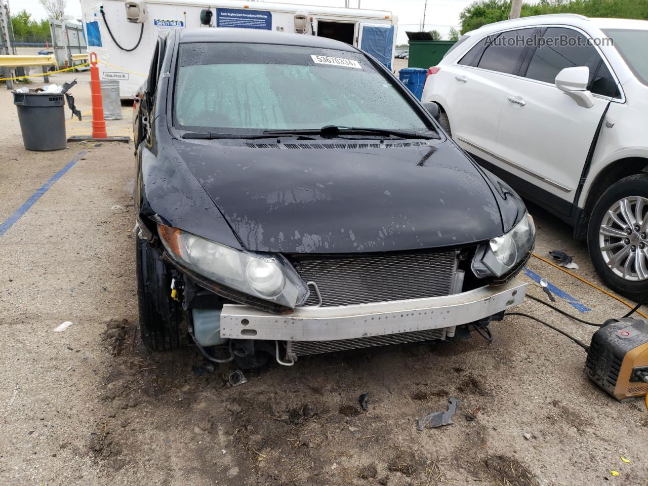 2008 Honda Civic Lx Black vin: 1HGFA16508L067290