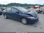 2008 Honda Civic Lx Blue vin: 1HGFA16508L113491