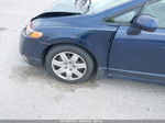 2008 Honda Civic Lx Blue vin: 1HGFA16508L113491