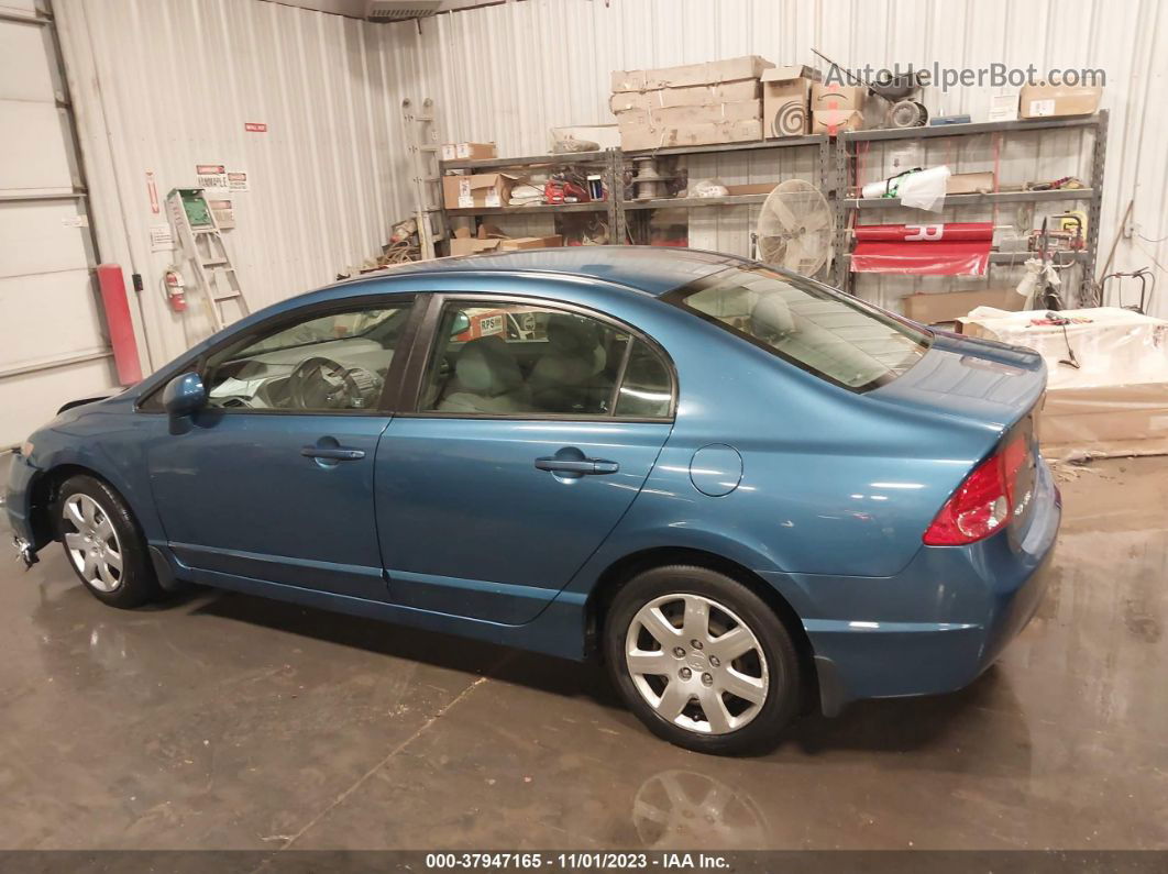 2008 Honda Civic Lx Blue vin: 1HGFA16508L116181