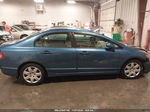 2008 Honda Civic Lx Blue vin: 1HGFA16508L116181