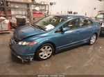 2008 Honda Civic Lx Blue vin: 1HGFA16508L116181