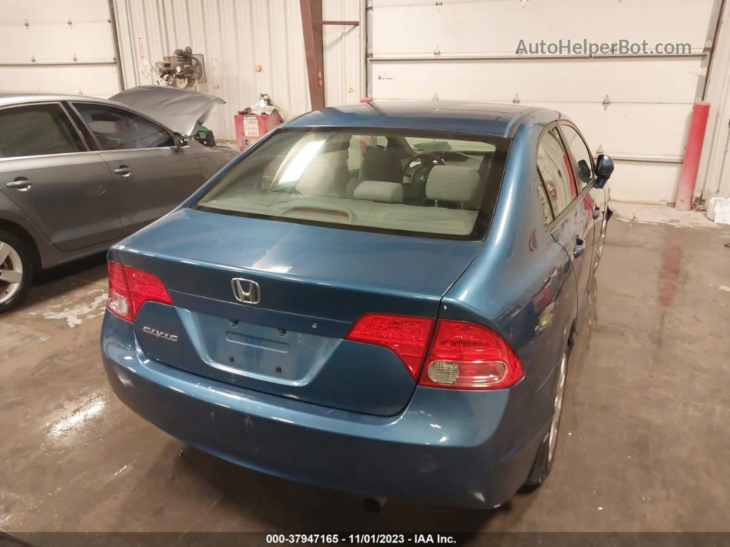 2008 Honda Civic Lx Blue vin: 1HGFA16508L116181