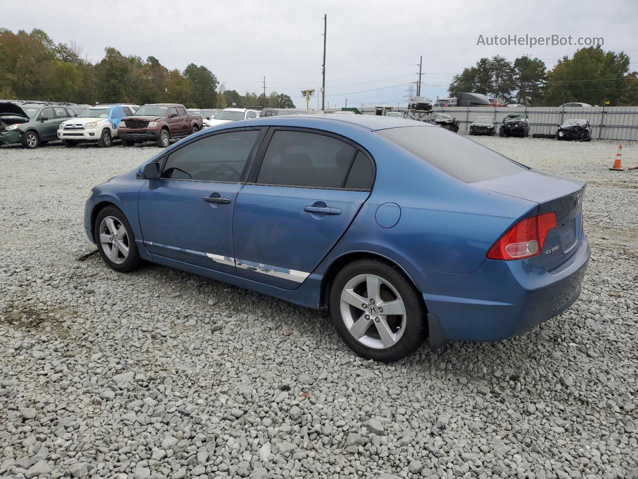 2006 Honda Civic Lx Синий vin: 1HGFA16516L071569