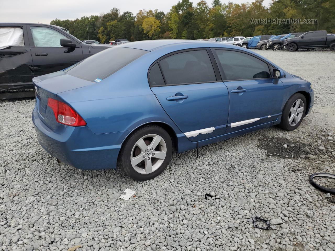 2006 Honda Civic Lx Синий vin: 1HGFA16516L071569