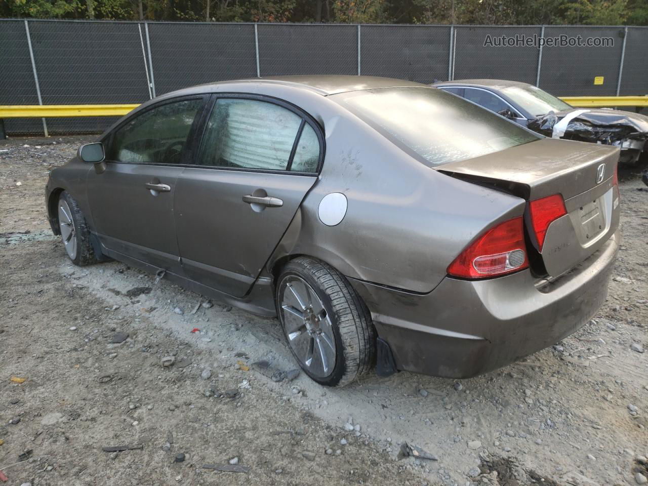 2008 Honda Civic Lx Gray vin: 1HGFA16518L033763