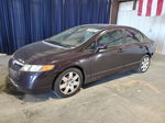 2008 Honda Civic Lx Purple vin: 1HGFA16518L107411