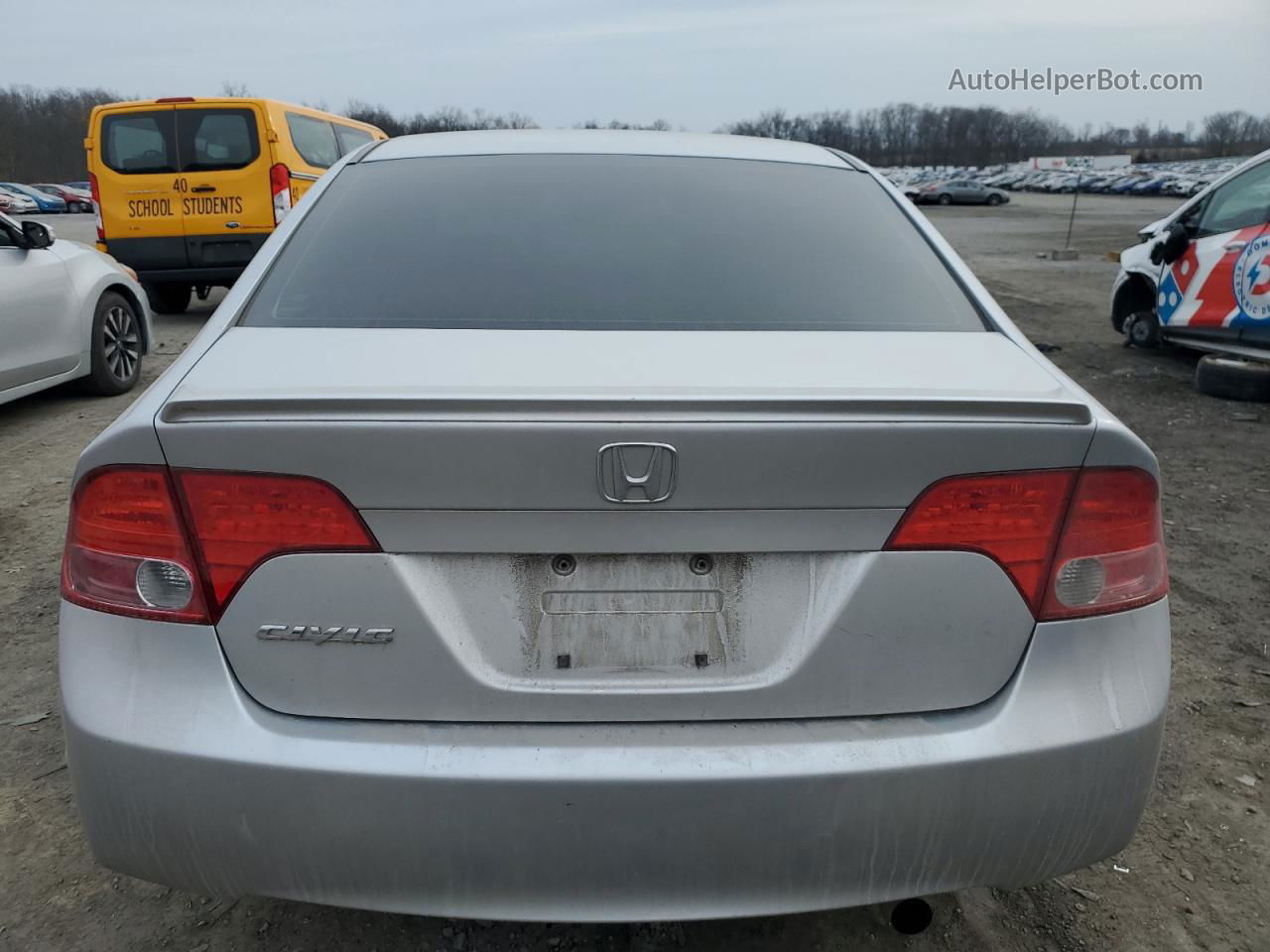 2006 Honda Civic Lx Серебряный vin: 1HGFA16526L143797