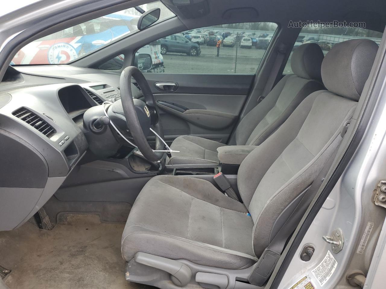 2006 Honda Civic Lx Серебряный vin: 1HGFA16526L143797