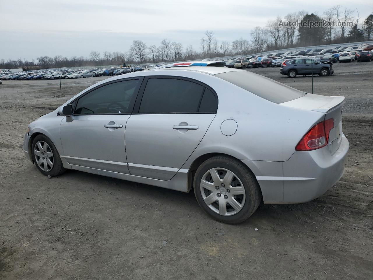 2006 Honda Civic Lx Серебряный vin: 1HGFA16526L143797