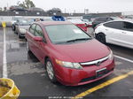 2008 Honda Civic Lx Burgundy vin: 1HGFA16528L012307