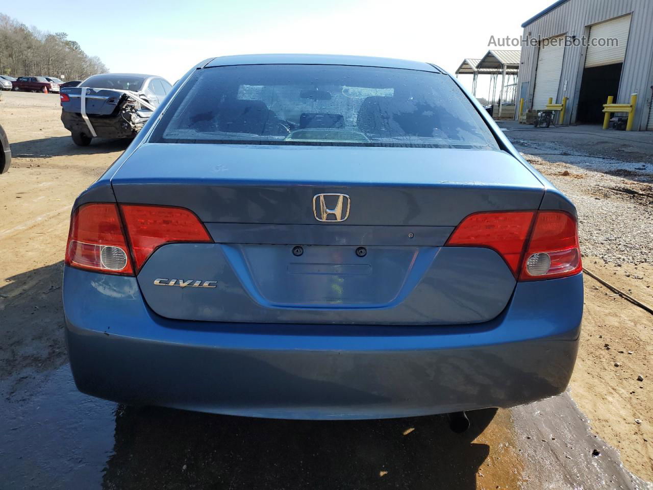 2008 Honda Civic Lx Синий vin: 1HGFA16528L046280