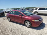 2008 Honda Civic Lx Red vin: 1HGFA16528L072040