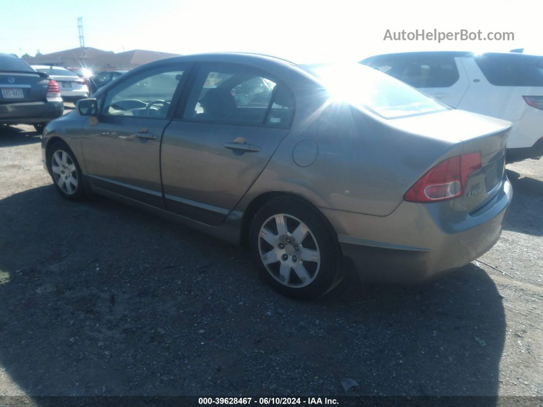 2008 Honda Civic Lx Gray vin: 1HGFA16528L078226