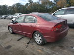 2008 Honda Civic Lx Burgundy vin: 1HGFA16528L095950