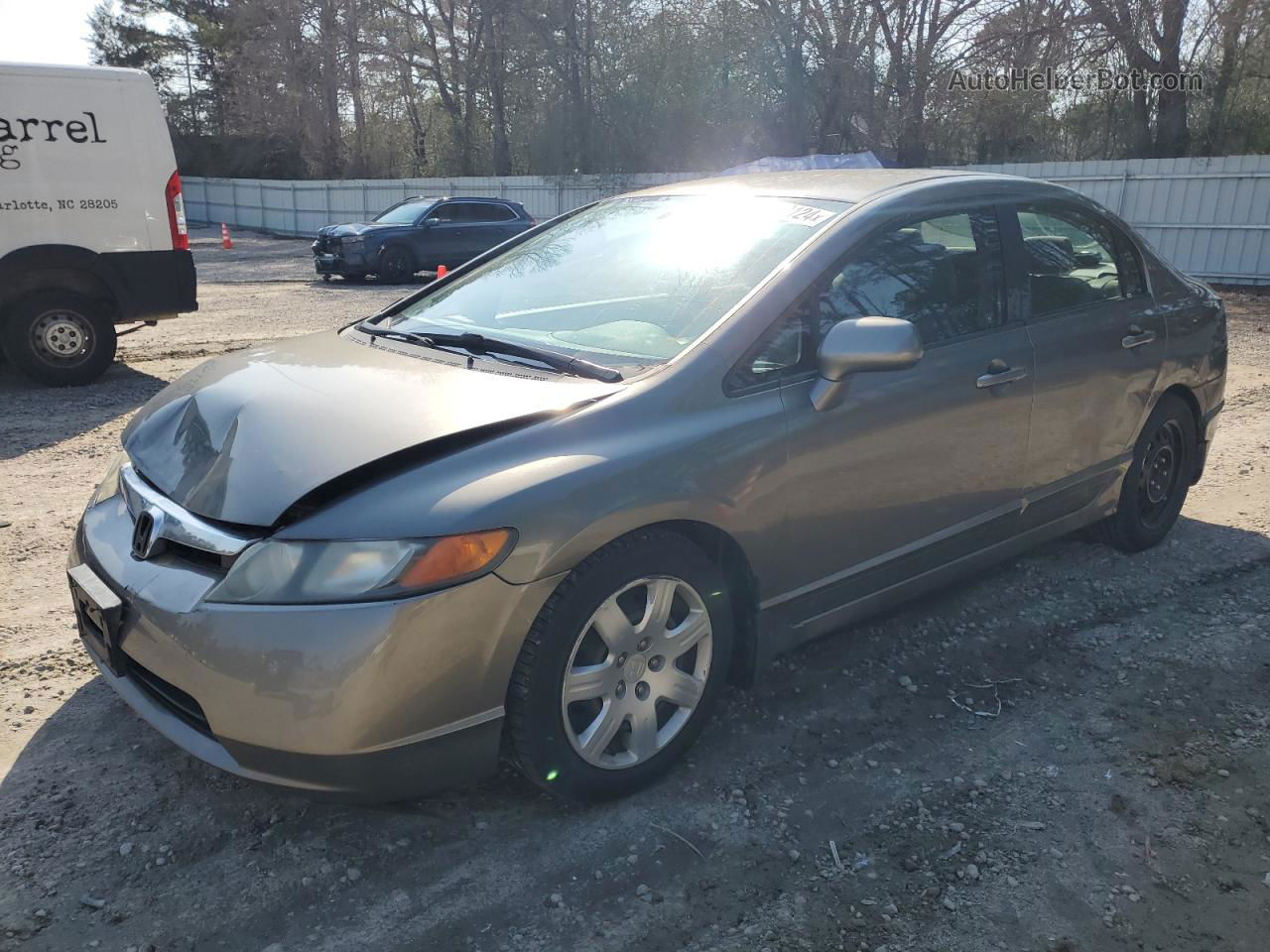 2008 Honda Civic Lx Tan vin: 1HGFA16528L102038