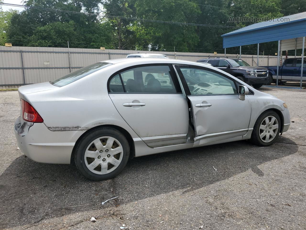 2008 Honda Civic Lx Silver vin: 1HGFA16538L009027