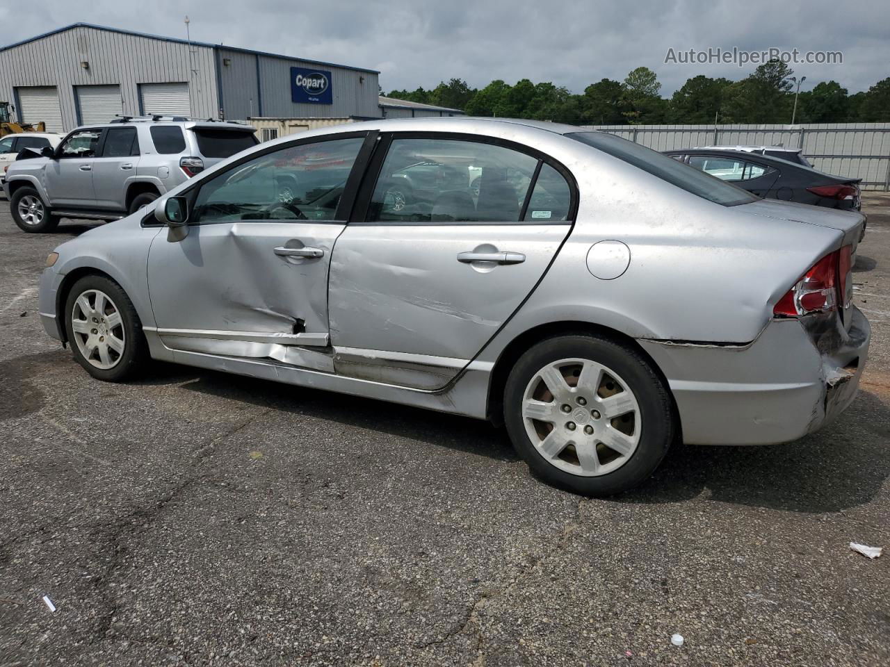 2008 Honda Civic Lx Silver vin: 1HGFA16538L009027