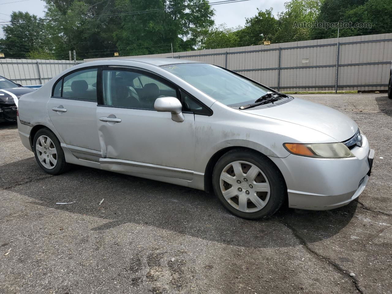 2008 Honda Civic Lx Silver vin: 1HGFA16538L009027