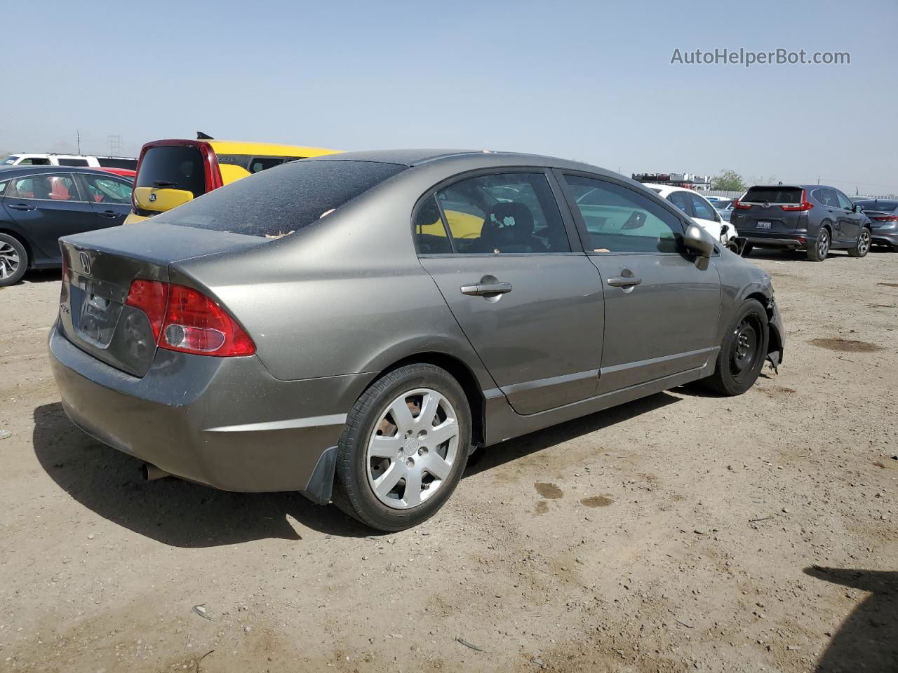 2008 Honda Civic Lx Brown vin: 1HGFA16538L031996