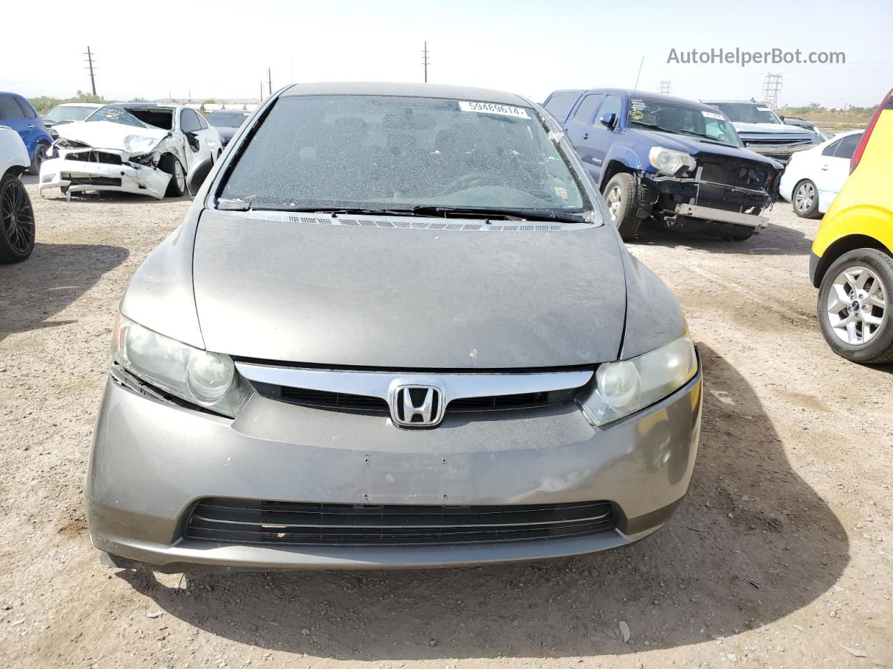 2008 Honda Civic Lx Brown vin: 1HGFA16538L031996