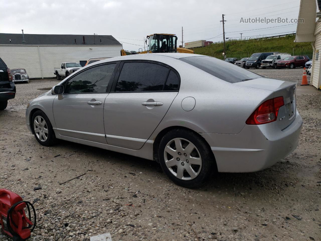 2008 Honda Civic Lx Silver vin: 1HGFA16538L036325