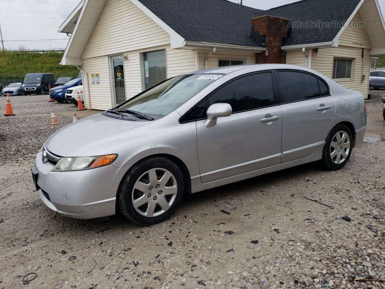 2008 Honda Civic Lx Silver vin: 1HGFA16538L036325