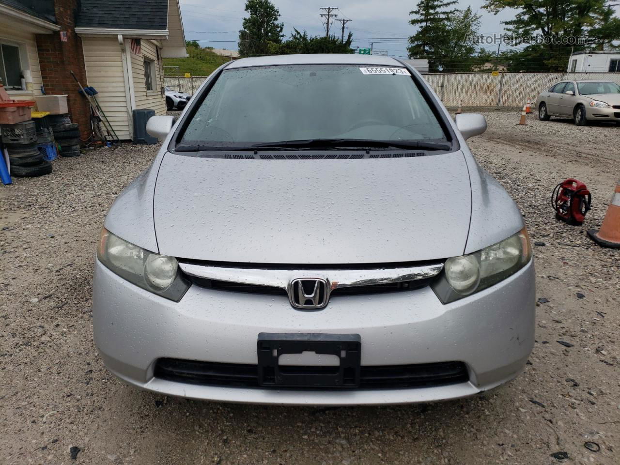 2008 Honda Civic Lx Silver vin: 1HGFA16538L036325