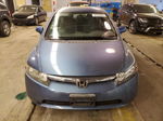 2008 Honda Civic Lx Blue vin: 1HGFA16538L047633