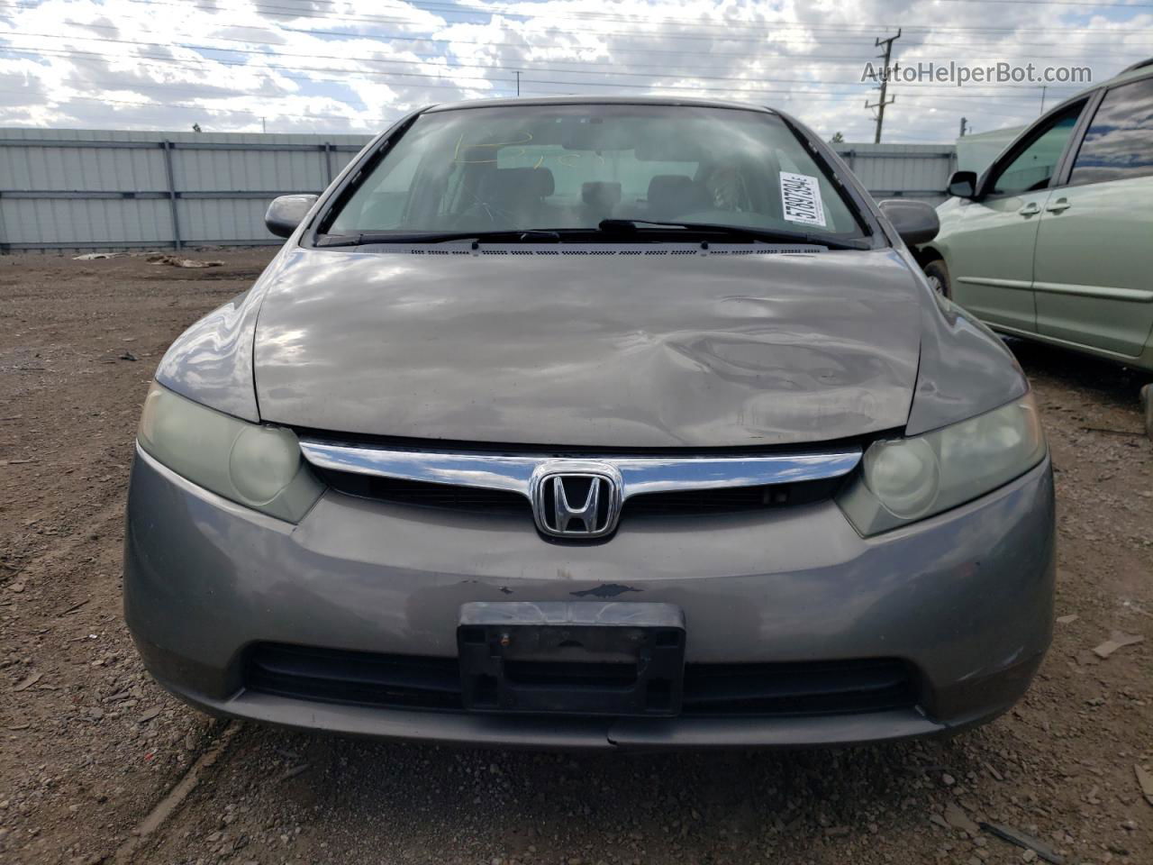 2008 Honda Civic Lx Gray vin: 1HGFA16538L062472